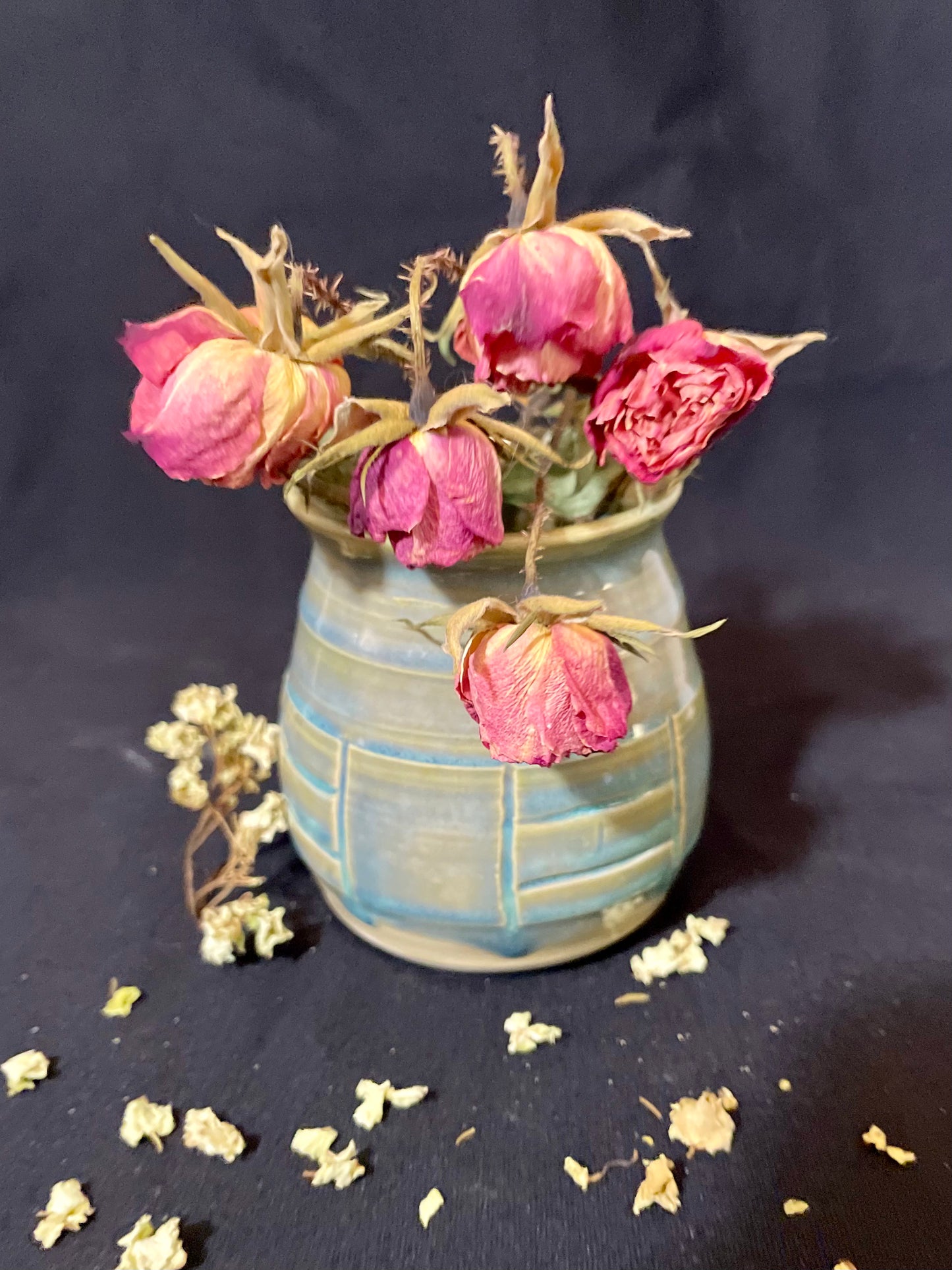 Barrel Carved Vase